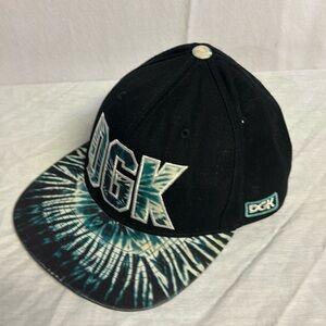 DGK Men’s Kayo Corp Tie Dye Snapback Dirty Ghetto Kids Missing a couple Tabs